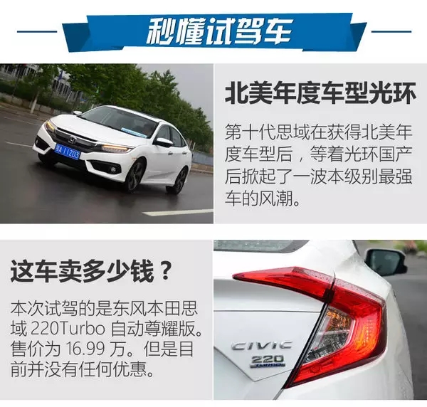 憑什么叫神車？ 本田思域220Turbo試駕